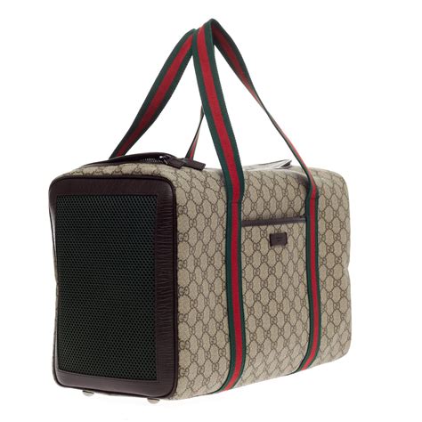 gucci 500 dog carrier|Gucci dog carrier for sale.